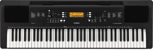 Yamaha - Full-Size Keyboard with 76 Keys - Black-Front_Standard 