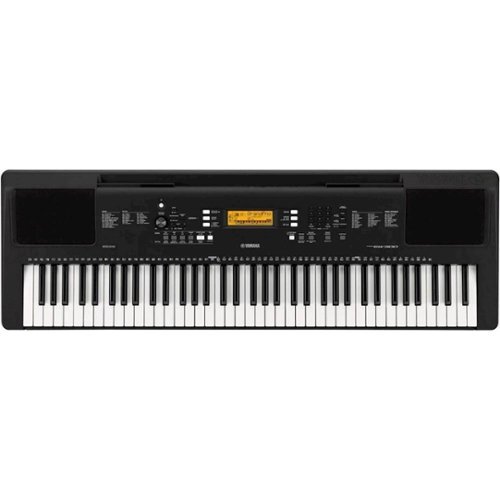 Yamaha - Full-Size Keyboard with 76 Keys - Black-Front_Standard 