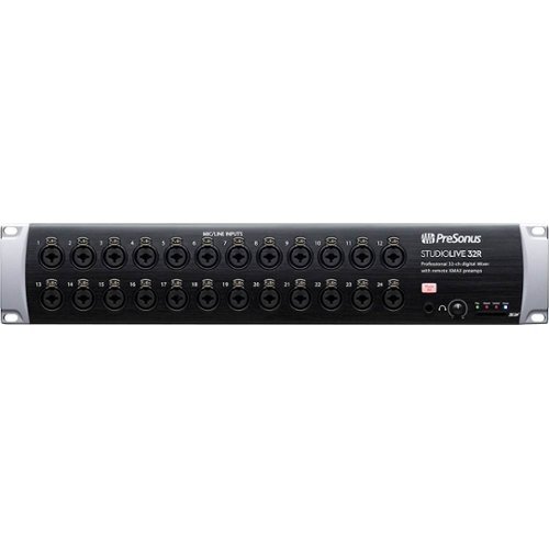 PreSonus - StudioLive 32R Series III 32-Channel Rack Mixer - Black