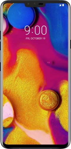 LG - V40 ThinQ - Aurora Black (Sprint)-Front_Standard 