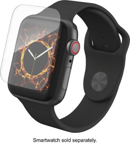  ZAGG - InvisibleShield HD Clear Screen Protector for Apple Watch Series 4 and 5 40mm - Clear