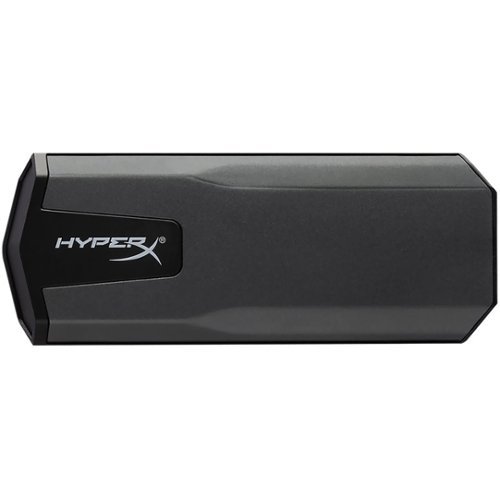  HyperX - SAVAGE EXO 480GB External USB Type C Portable Solid State Drive - Black