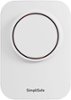 SimpliSafe - Wireless Auxiliary Siren - White-Front_Standard
