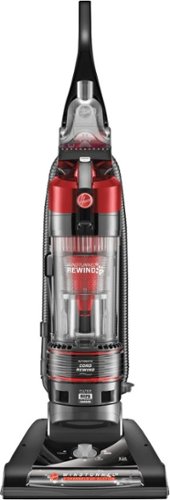 Hoover - WindTunnel 2 Rewind Pet Bagless Upright Vacuum - Red-Front_Standard 