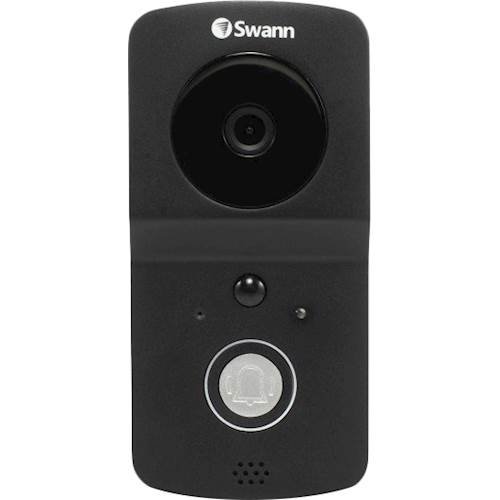  Swann - Wi-Fi Smart Video Doorbell - Wired and Battery - Black