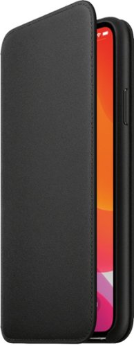 Apple iPhone 11 Pro Max Leather Folio Black MX082ZM/A - Best Buy