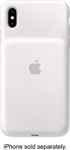 Apple - iPhone XS Max Smart Battery Case - White-Front_Standard 