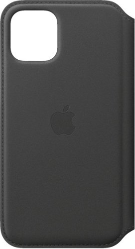 Apple - iPhone 11 Pro Leather Folio - Black