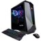 CyberPowerPC - Syber Magna Desktop - Intel Core i5 - 8GB Memory - NVIDIA GeForce GTX 1060 - 2TB Hard Drive + 240GB Solid State Drive - Black-Front_Standard
