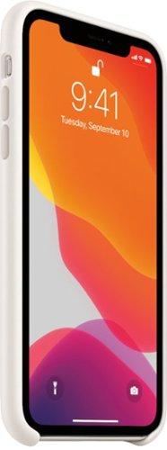 Apple iPhone 11 Silicone Case White MWVX2ZM/A - Best Buy
