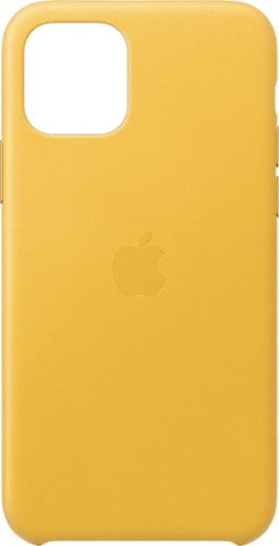 Apple - iPhone 11 Pro Leather Case - Meyer Lemon-Front_Standard 