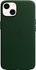 Apple - iPhone 13 Leather Case with MagSafe - Sequoia Green-Front_Standard