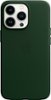 Apple - iPhone 13 Pro Leather Case with MagSafe - Sequoia Green-Front_Standard