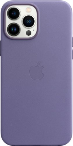 Apple - iPhone 13 Pro Max Leather Case with MagSafe - Wisteria-Front_Standard 