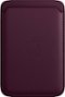 Apple - iPhone Leather Wallet with MagSafe - Dark Cherry-Front_Standard