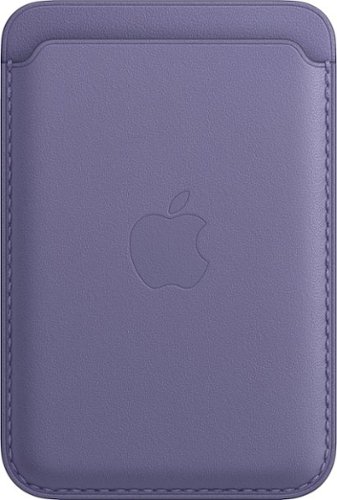 Apple - iPhone Leather Wallet with MagSafe - Wisteria