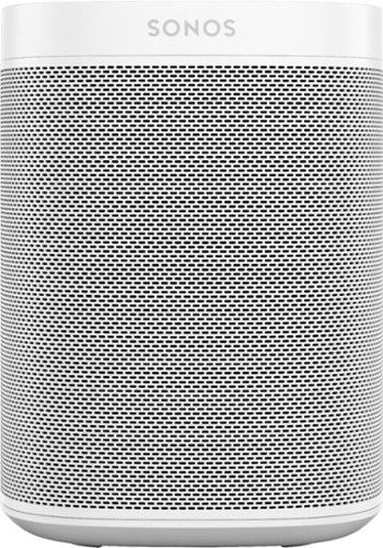 Sonos - Geek Squad Certified Refurbished One Wireless Smart Speaker with Amazon Alexa Voice Assistant - White-Front_Standard 