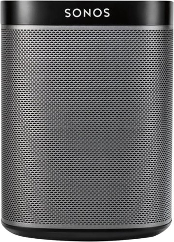  Sonos - Geek Squad Certified Refurbished PLAY:1 Wireless Speaker for Streaming Music - Black
