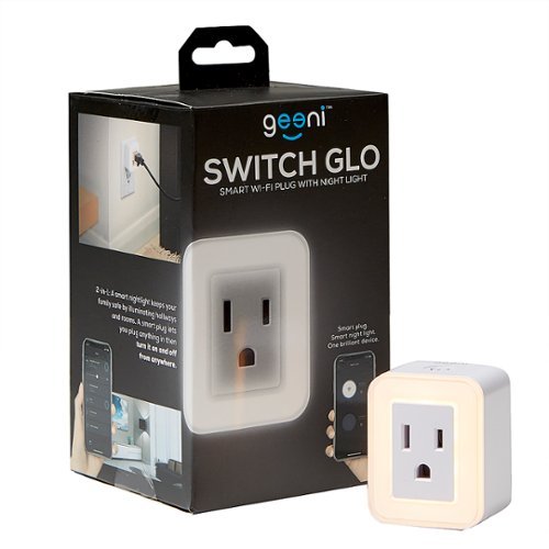 Geeni Wi-Fi Smart Plug & Nightlight - White WORLDWIDE DELIVERY