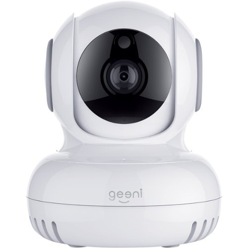 Geeni - Pan and Tilt Indoor Wi-Fi Wireless Network Surveillance Camera - White