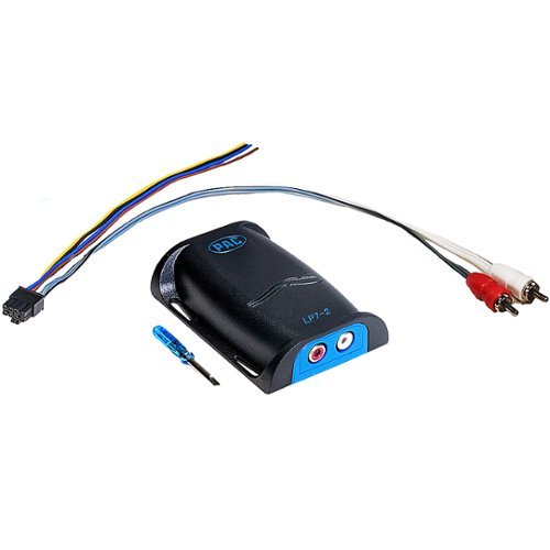 PAC - LocPRO 2-Channel Line Output Converter with Remote Turn-On Circuit - Black/Blue