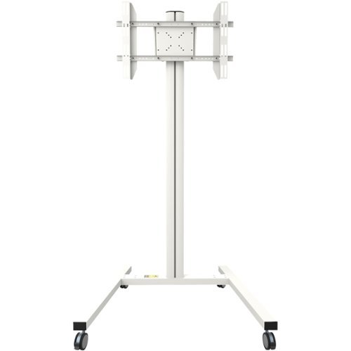 Kanto - TV Stand for Most Flat-Panel TVs Up to 65" - White-Front_Standard 