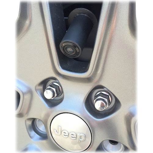 EchoMaster Spare Tire Back-Up Camera for Select Jeep Wrangler Vehicles - Black GLOBAL SHIPPING
