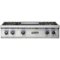 Viking - Built-in 7 Series Gas 36"W Sealed Burner Rangetop-LP - Stainless Steel-Front_Standard