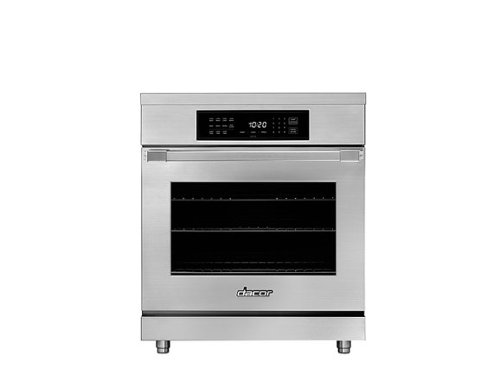 Dacor - 5.2 Cu. Ft. Self-Cleaning Freestanding Electric Induction Convection Range - Stainless steel