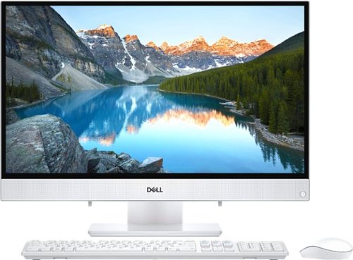 Dell - Inspiron 23.8" Touch-Screen All-In-One - AMD A9-Series - 8GB Memory - 1TB Hard Drive - White-Front_Standard 