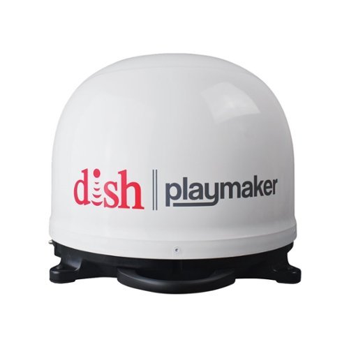  Winegard - DISH Playmaker Portable Automatic Satellite Antenna with DISH Wally HD Receiver Bundle - White