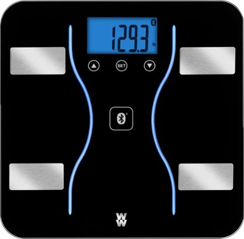 Conair - Weight Watchers Bluetooth Body Analysis Scale - Black