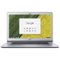 Acer - 15.6" Refurbished Touch-Screen Chromebook - Intel Celeron - 4GB Memory - 32GB eMMC Flash Memory - Pure Silver-Front_Standard