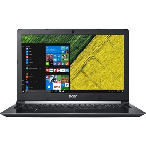 Acer - 15.6" Refurbished Laptop - Intel Core i7 - 12GB Memory - NVIDIA GeForce MX150 - 1TB Hard Drive + 256GB SSD - Obsidian Black-Front_Standard 