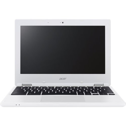 Acer - 11.6" Refurbished Chromebook - Intel Celeron - 2GB Memory - 16GB eMMC Flash Memory - White-Front_Standard 