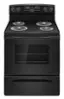 Front. Amana - 4.8 Cu. Ft. Freestanding Electric Range - Black.