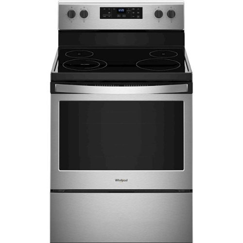 Whirlpool - 5.3 Cu. Ft. Self-Cleaning Freestanding Electric Range-Front_Standard 