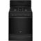 Whirlpool - 5.0 Cu. Ft. Self-Cleaning Freestanding Gas Convection Range - Black-Front_Standard
