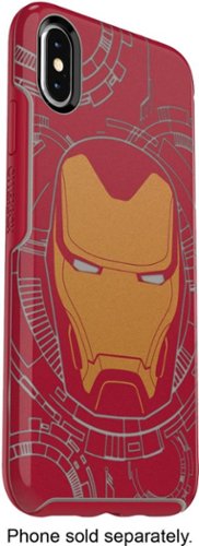  OtterBox - Symmetry Series Marvel Avengers Case for Apple iPhone XS Max - I Am Iron Man