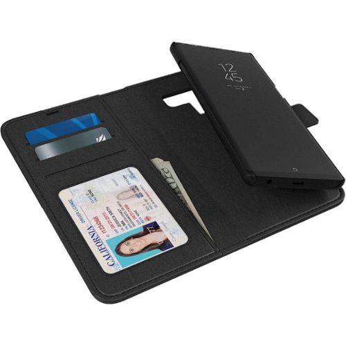 Skech Polo Book Case for Samsung Galaxy Note9 - Black GLOBAL SHIPPING