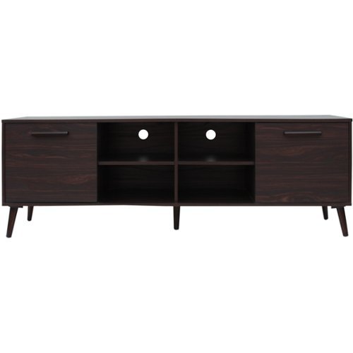 Noble House - Roxana TV Cabinet - Dark Walnut-Front_Standard 