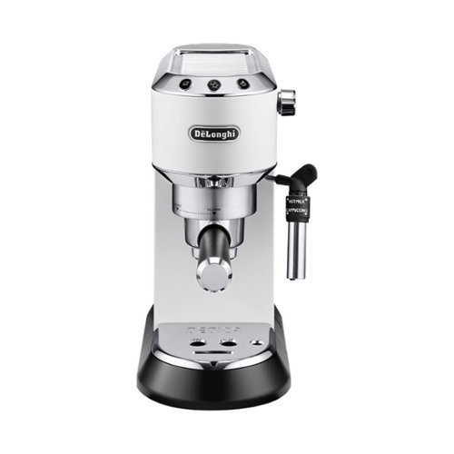 DeLonghi - DEDICA Espresso Machine - White-Front_Standard 
