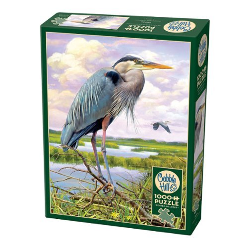 Outset Media - Outset Media: Cobble Hill 1000 Piece Puzzle: Heron - Reference Poster Included