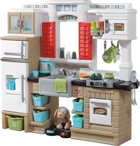 Step2 - Mixin' Up Magic Kitchen Play Set - Tan-Front_Standard 