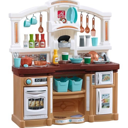 Step2 - Fun with Friends Kitchen Play Set - Tan-Angle_Standard 