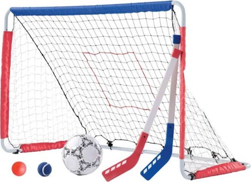  Step2 - Kickback Soccer Goal &amp; Pitch Back - Red