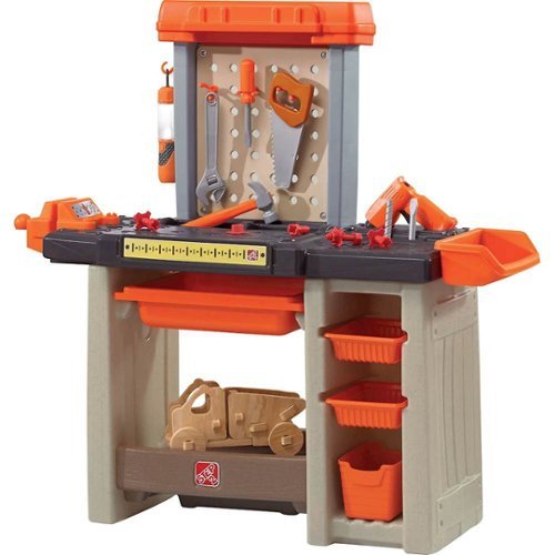 Step2 - Handyman Workbench Play Set - Orange-Front_Standard 
