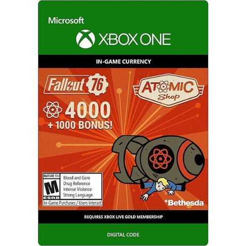 Fallout 76 - 4000 (+1000 Bonus) Atoms [Digital]