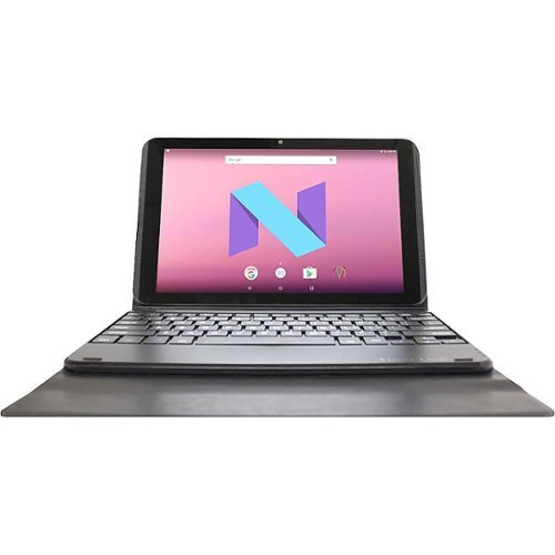 Visual Land - Prestige Elite 10QD - 10.1" - Tablet - 16GB - With Keyboard - Black