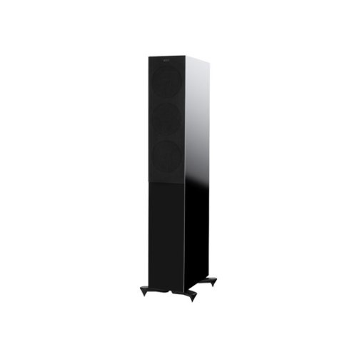 KEF - R5 Series Passive 3-Way Floor Speaker (Each) - Black Gloss